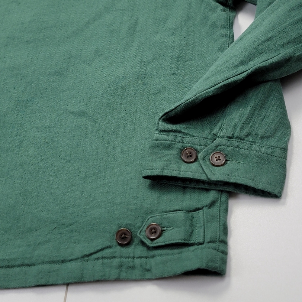 POLO RALPH LAUREN LINEN-Blend HERRINGBONE Twill Mockneck Jacket Mens Size XL New - Picture 6 of 11